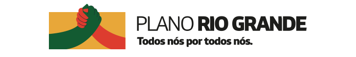 Imagem escrita Plano rio Grande - Todos nós por todos nós