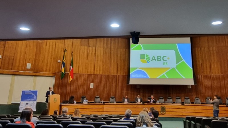 Apresentação do Plano ABC+RS durante Fórum Institucional de Mudanças Climáticas de Economia de Baixo Carbono