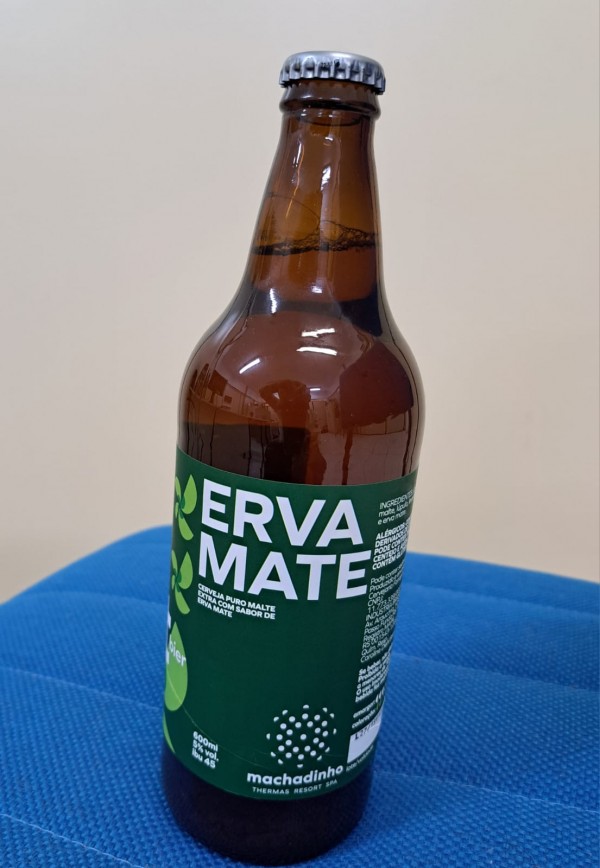 Cerveja Erva Mate produzida em Machadinho