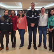 Grupo Técnico de Educação Sanitária da Seapi e Regional Passo Fundo acompanharam a Caravana